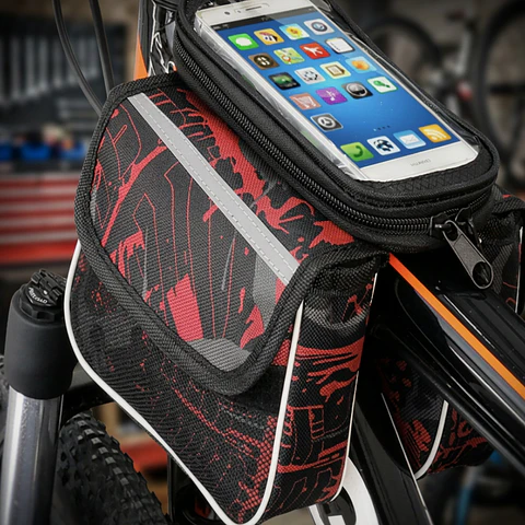 Bolso para Bicicleta Impermeable Porta Objetos para Ciclismo