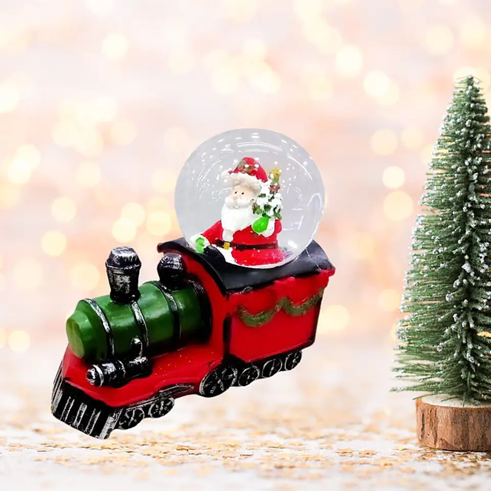 Locomotora Navidad con Luz LED 3