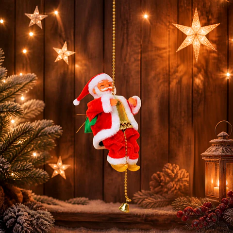 Viejito Pascuero Escalador Musical 30 cm