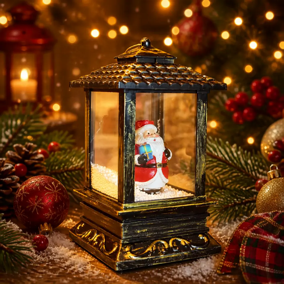 Farol Vintage Musical LED Viejo Pascuero 15x31 cm 2