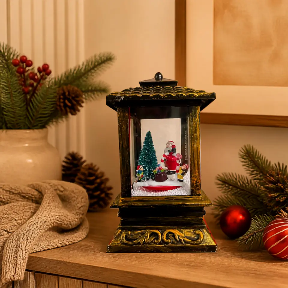 Farol Vintage Musical LED Viejo Pascuero 15x31 cm 4