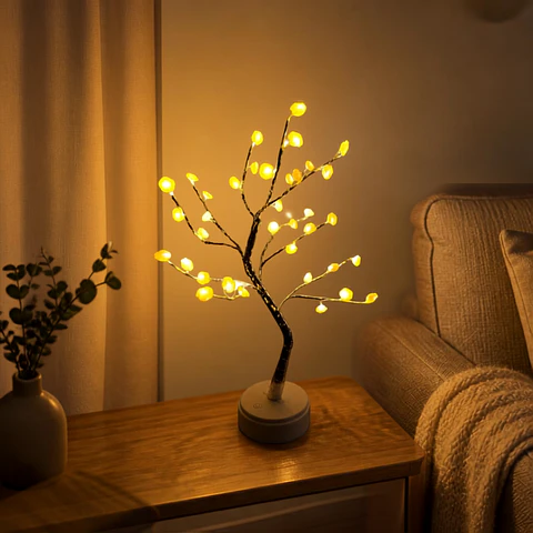Lámpara de Mesa de Arbol