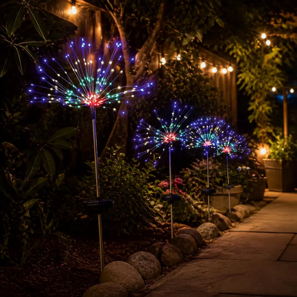 Diente de León Solar LED 55 cm – Pack 2 Unidades 4