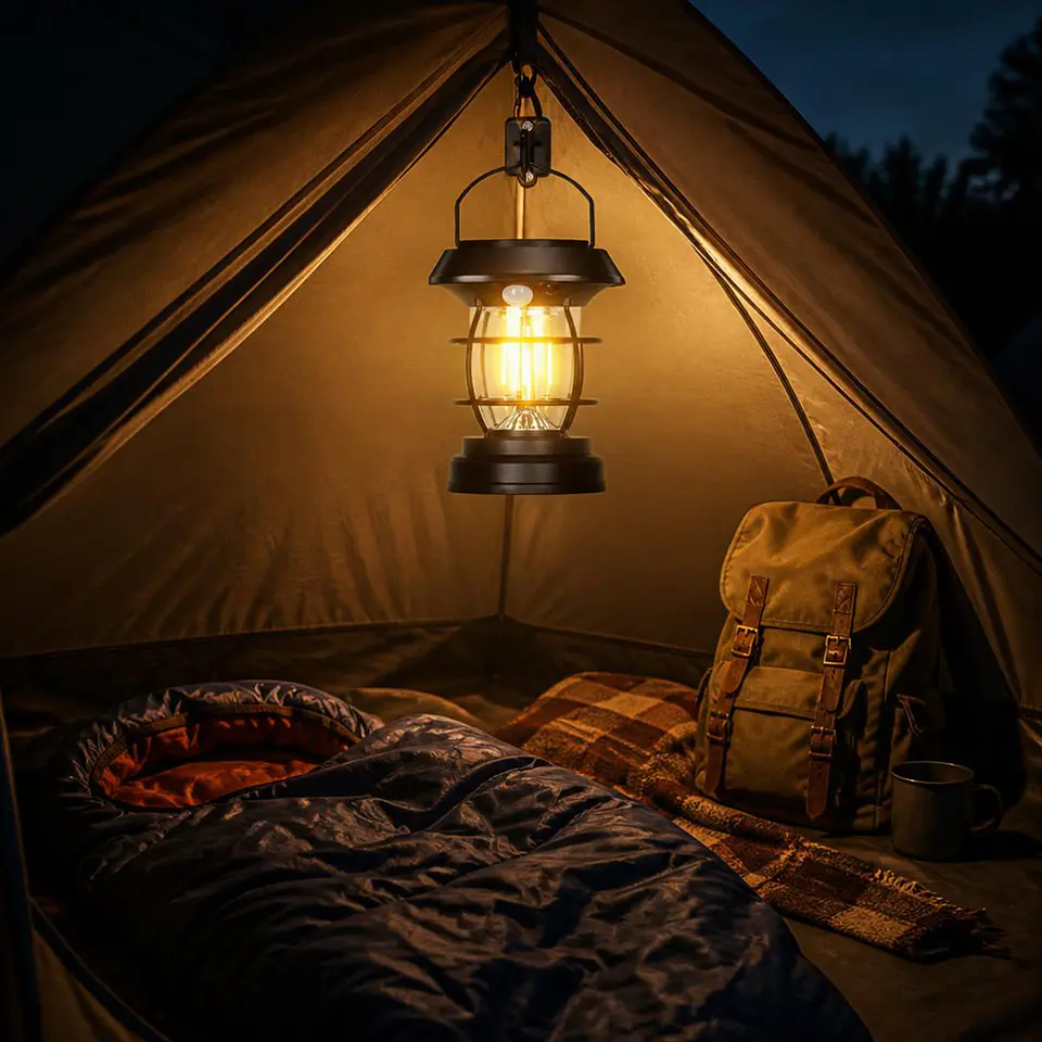 Farol Solar LED Vintage con Sensor de Movimiento 3