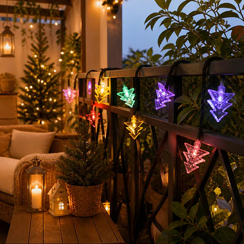 Guirnalda Solar Pinos LED 6 Metros