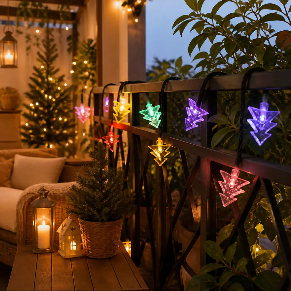 Guirnalda Solar Pinos LED 6 Metros 2
