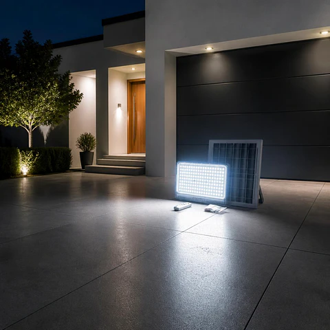 Foco Solar 1500W con Panel Independiente