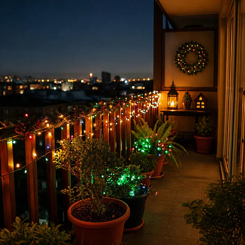 Guirnalda Solar 100 Luces LED Multicolor