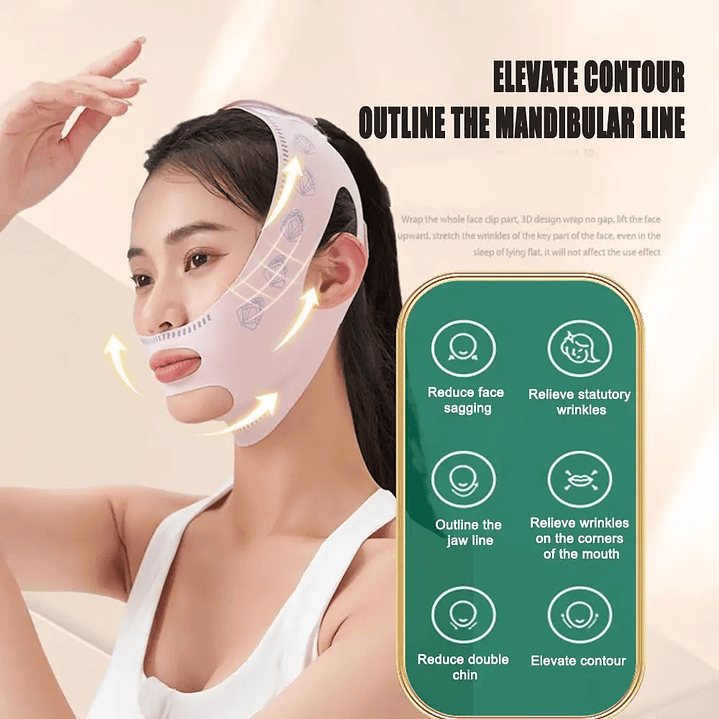 Chin Cheek Slimming Bandage V Shaper V Line Lifting Mask Face Lifting Anti Wrinkle Strap Band Sleeping Mask Beauty Health 3