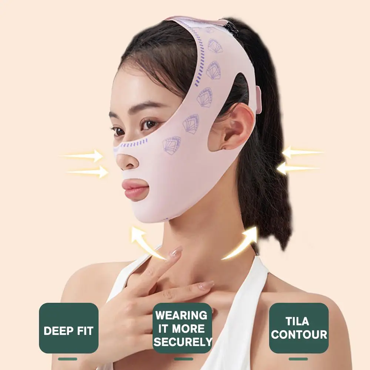 Chin Cheek Slimming Bandage V Shaper V Line Lifting Mask Face Lifting Anti Wrinkle Strap Band Sleeping Mask Beauty Health 8