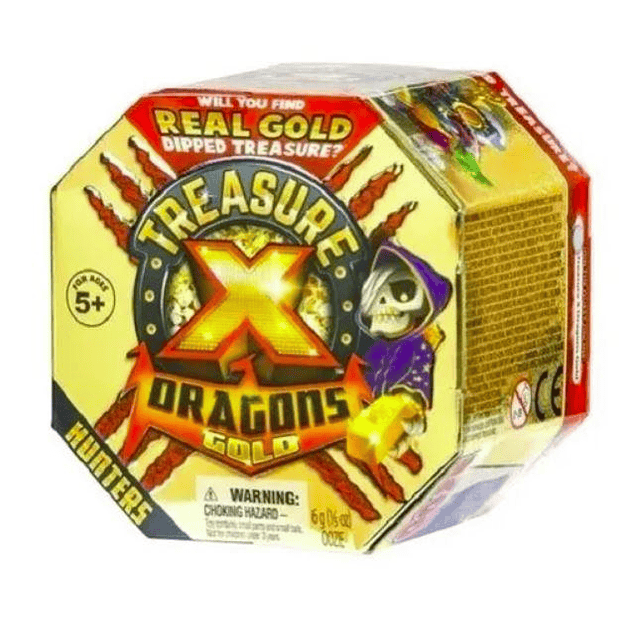 Treasure X S2 Cazador De Tesoro Pack Dragons Oro Real