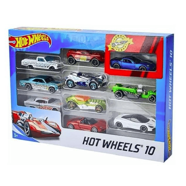 Hot Wheels - Set Con 10 Autos De Colección - Surtido
