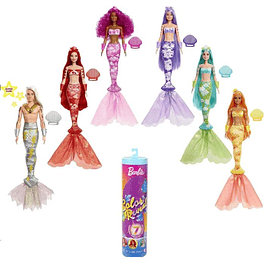 Barbie color reveal - Sirena Arcoiris