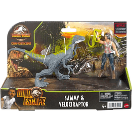 Sammy & Velociraptor - Camp Cretaceus - Jurassic World
