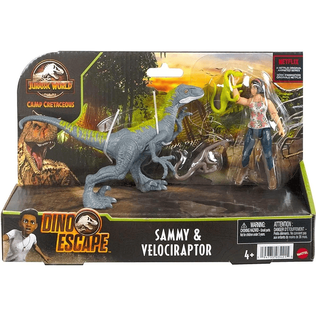 Sammy & Velociraptor - Camp Cretaceus - Jurassic World