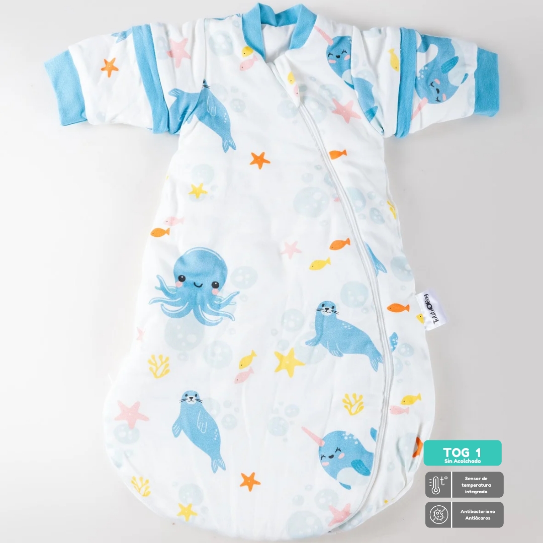Saquito de dormir Tog 1 talla 6-18 meses Sueños Marinos Redondeado