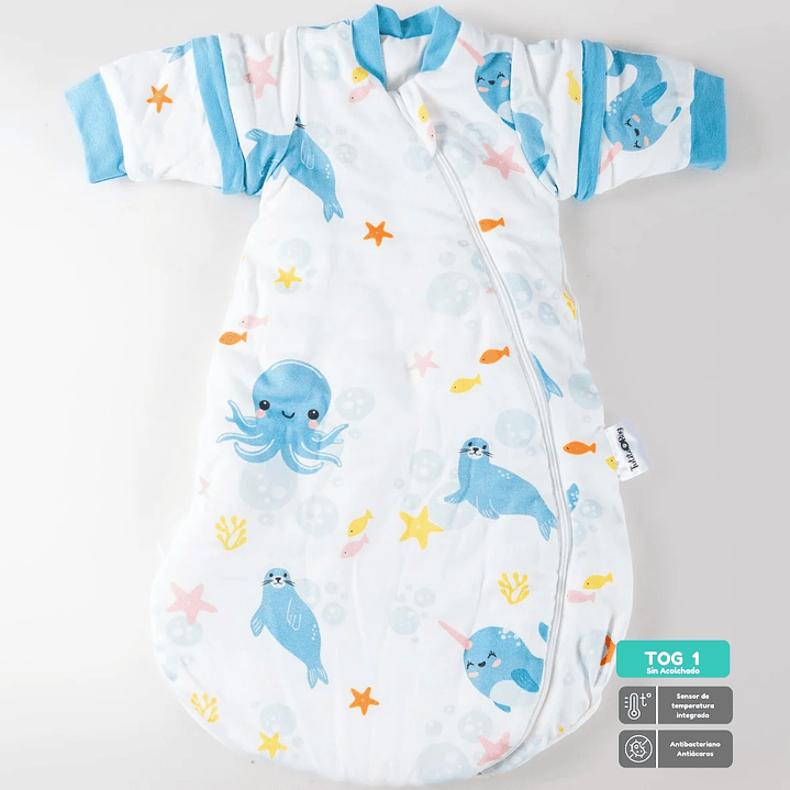 Saquito de dormir Tog 1 talla 6-18 meses  Sueños Marinos Redondeado 1
