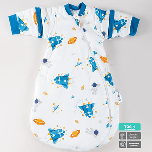 Saquito de dormir Tog 1 talla 6 a 18 meses Aventura Cósmica Redondeado