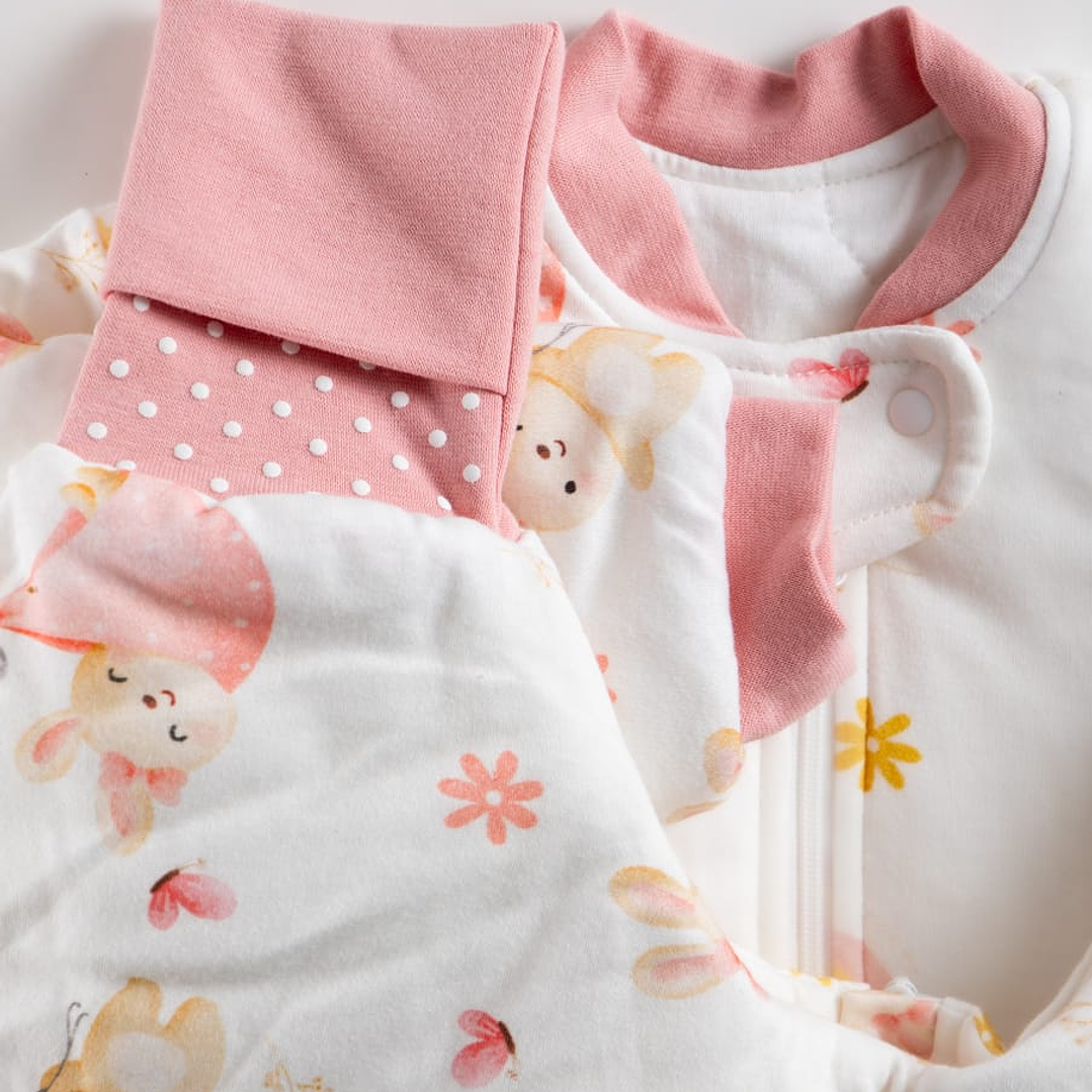 Saquito de dormir Termorregulador Tog 2.5 talla 3 a 5 años Conejitos en el jardín Enterito 3