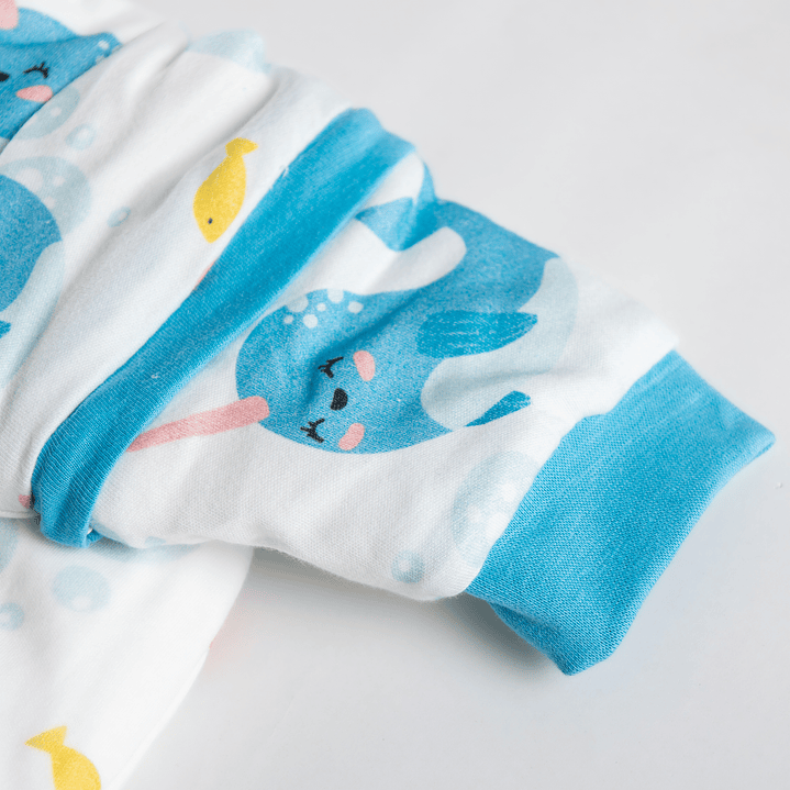 *Saquito Recién Nacido con Swaddle removible Termorregulador Tog 2.5 Sueños Marinos 6