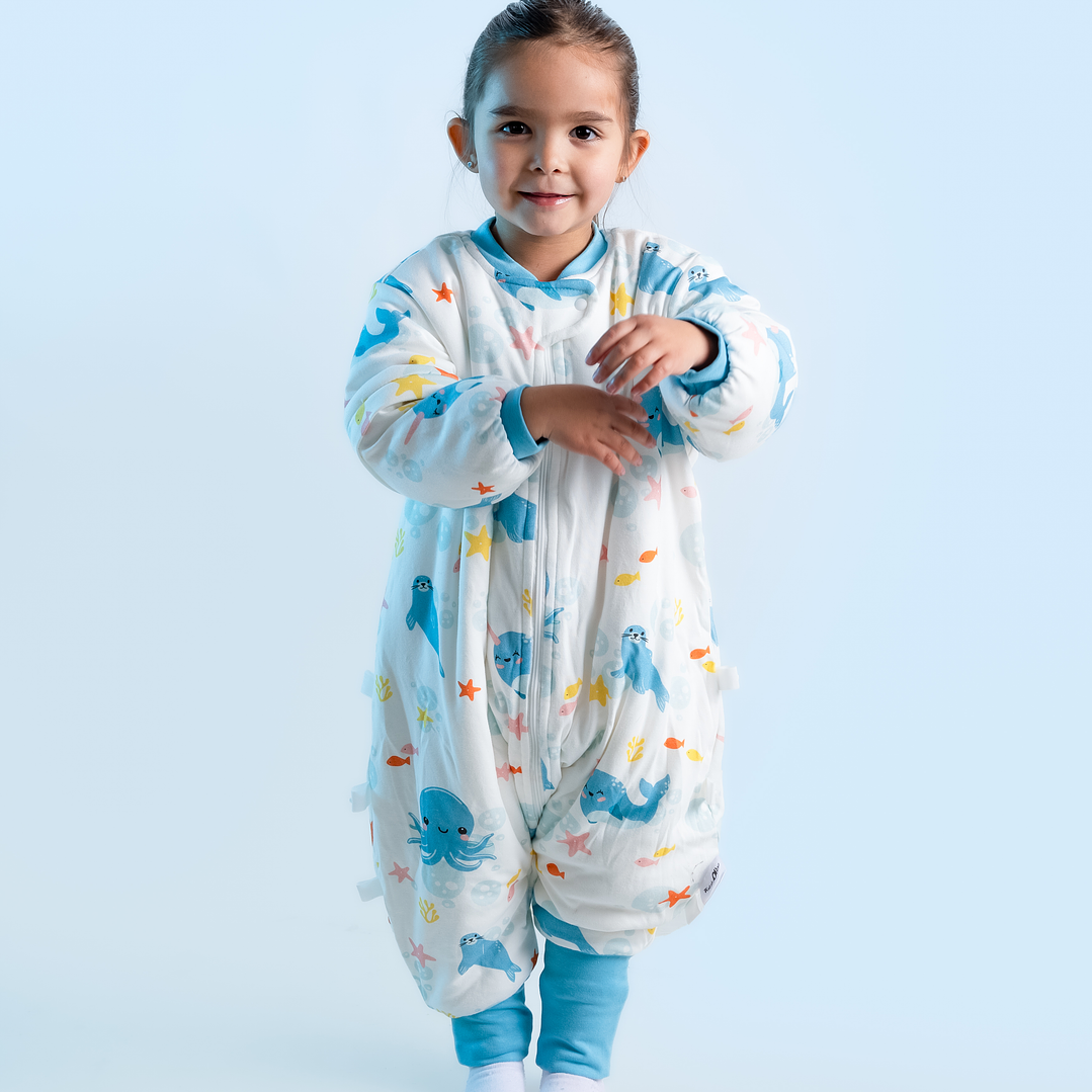 Saquito de dormir Termorregulador Tog 3.5 talla 6 a 18 meses Sueños Marinos Enterito 2