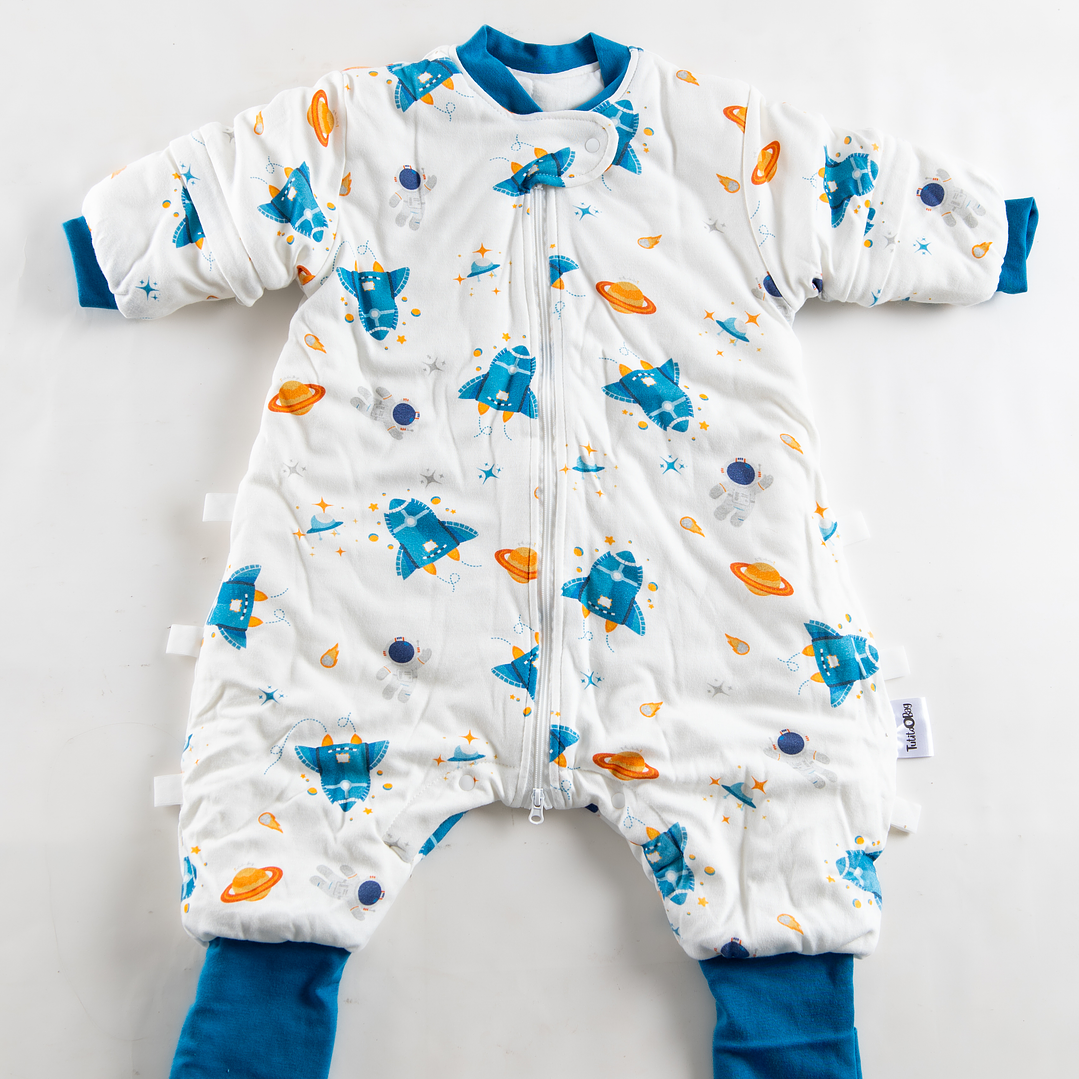 Saquito de dormir Termorregulador Tog 3.5 talla 6 a 18 meses Aventura Cósmica Enterito 3