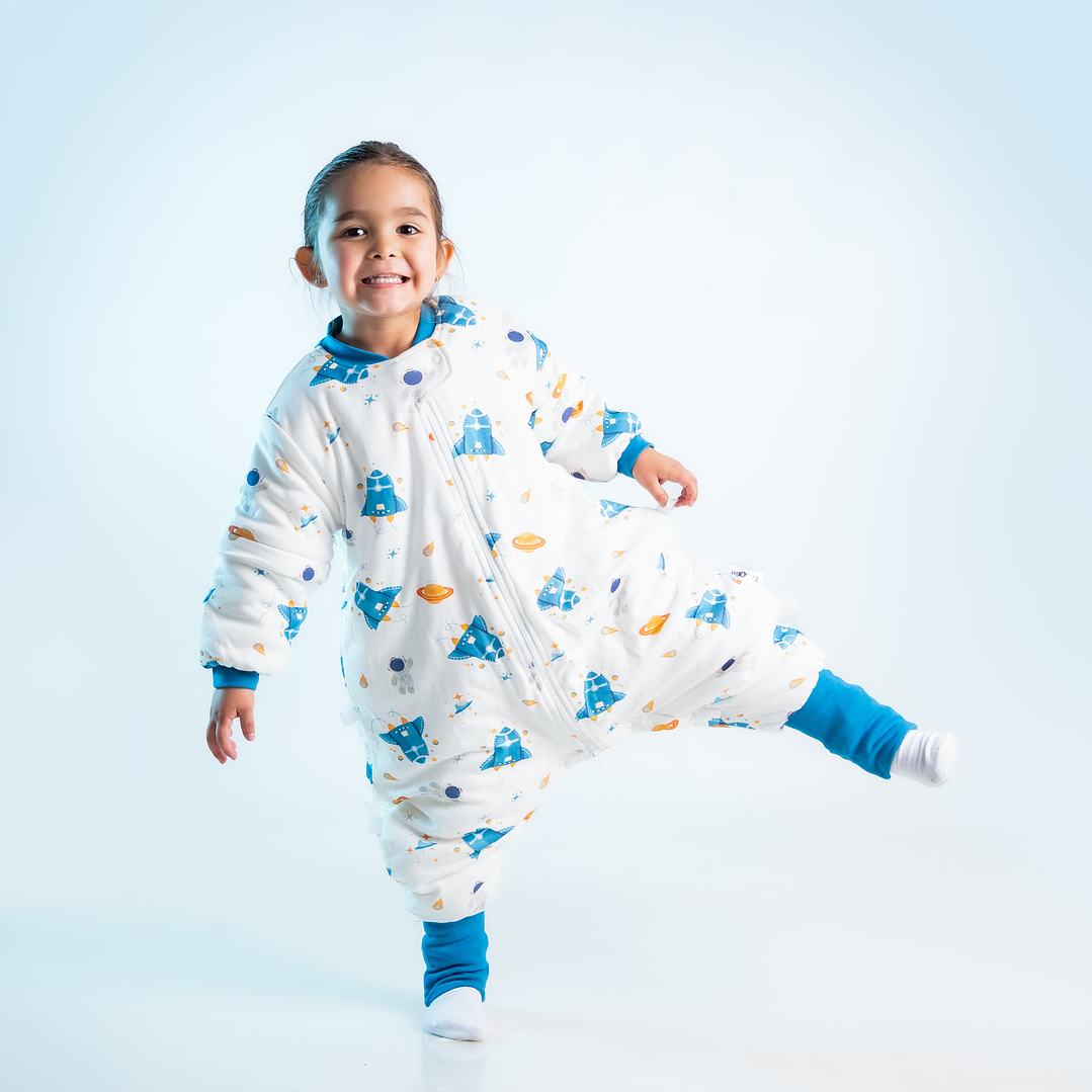 Saquito de dormir Termorregulador Tog 3.5 talla 3 a 5 años Aventura Cósmica Enterito 6