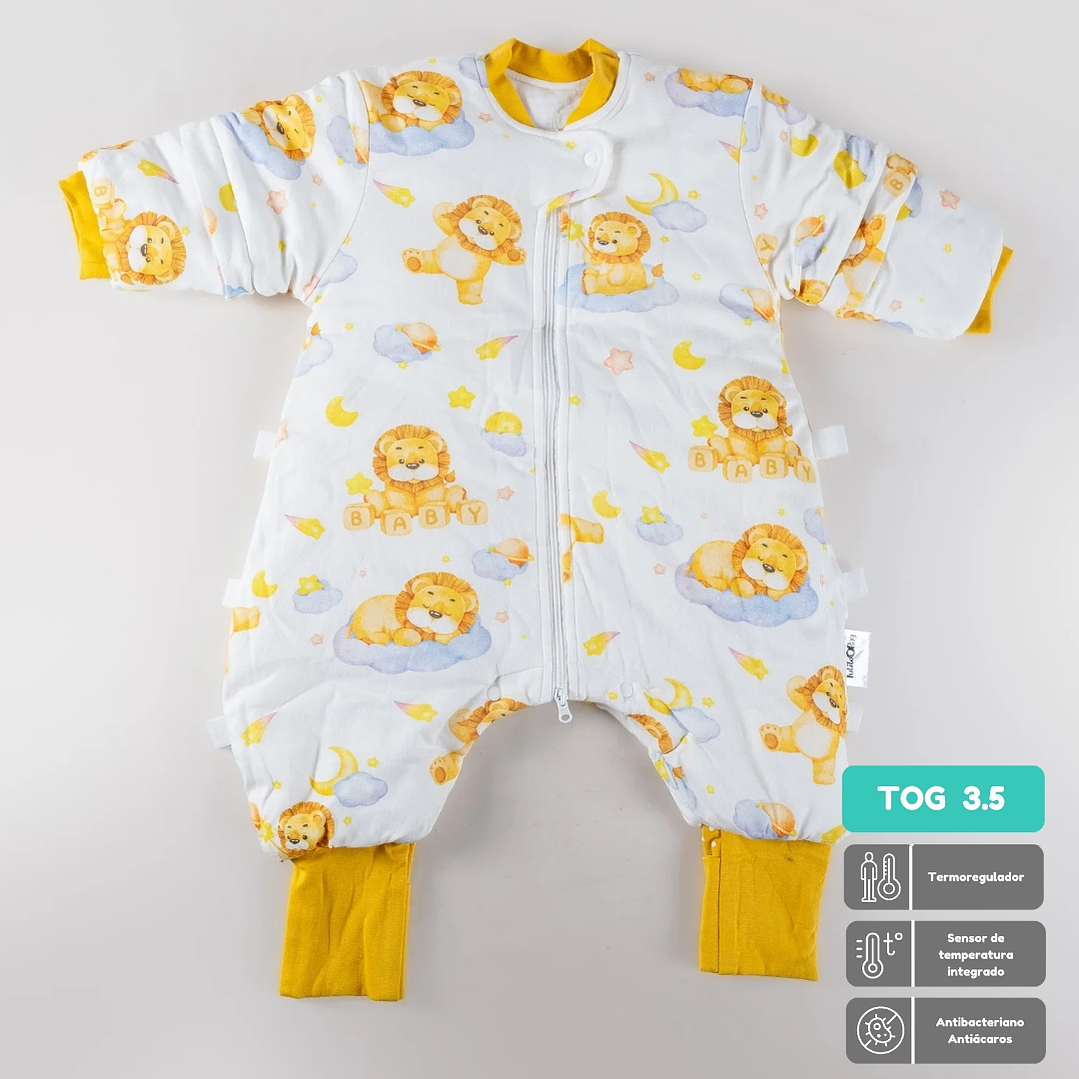 Saquito de dormir Termorregulador Tog 3.5 talla 6 a 18 meses Pequeño León Enterito 1