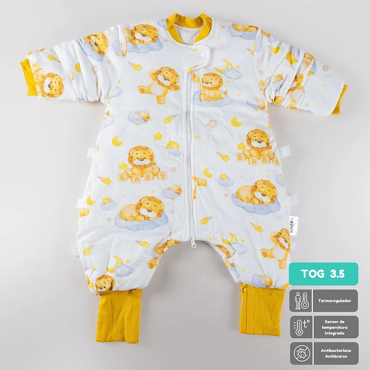 Saquito de dormir Termorregulador Tog 3.5 talla 6 a 18 meses Pequeño León Enterito 1