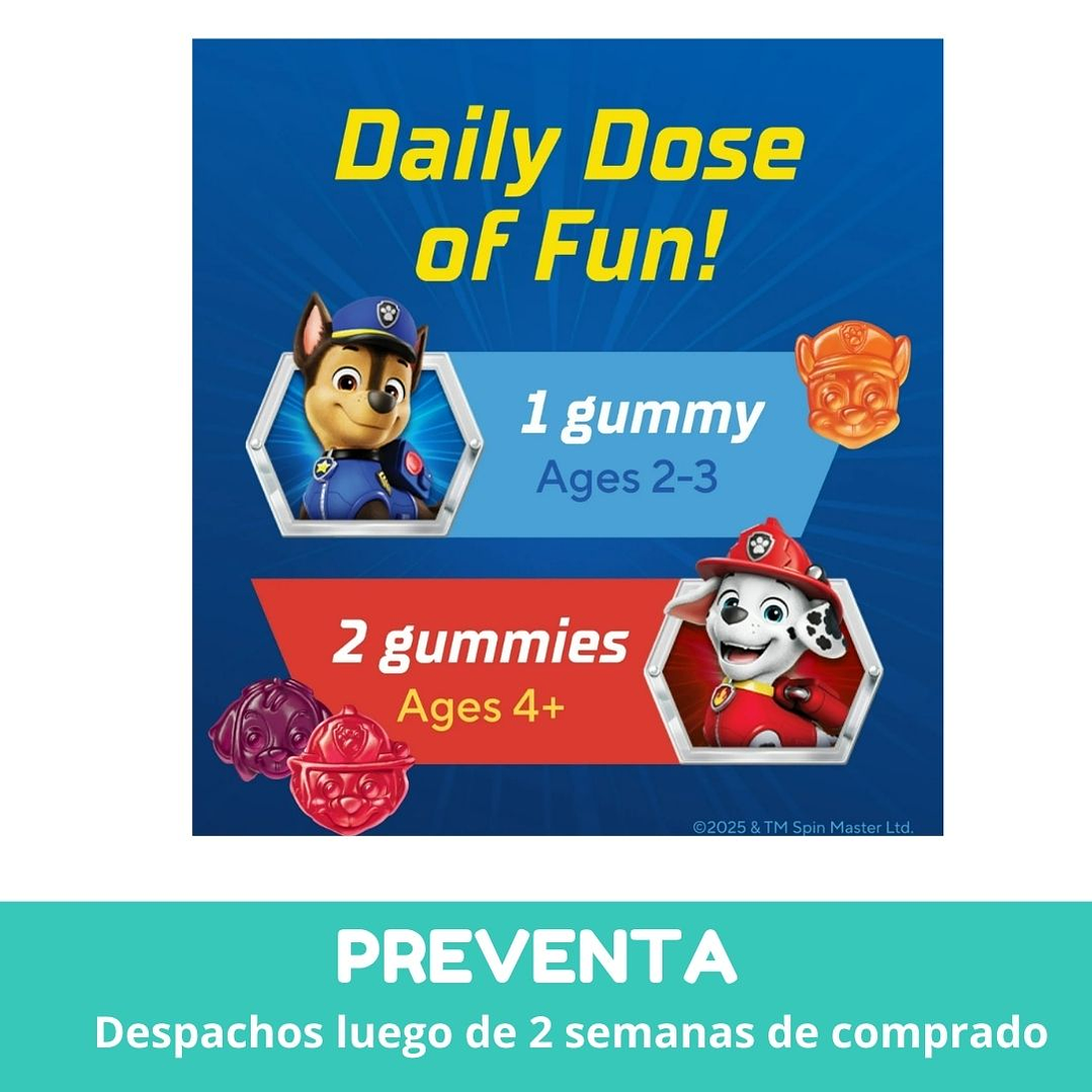 Lil Critters Multivitaminico Paw Patrol 190 gomitas  2