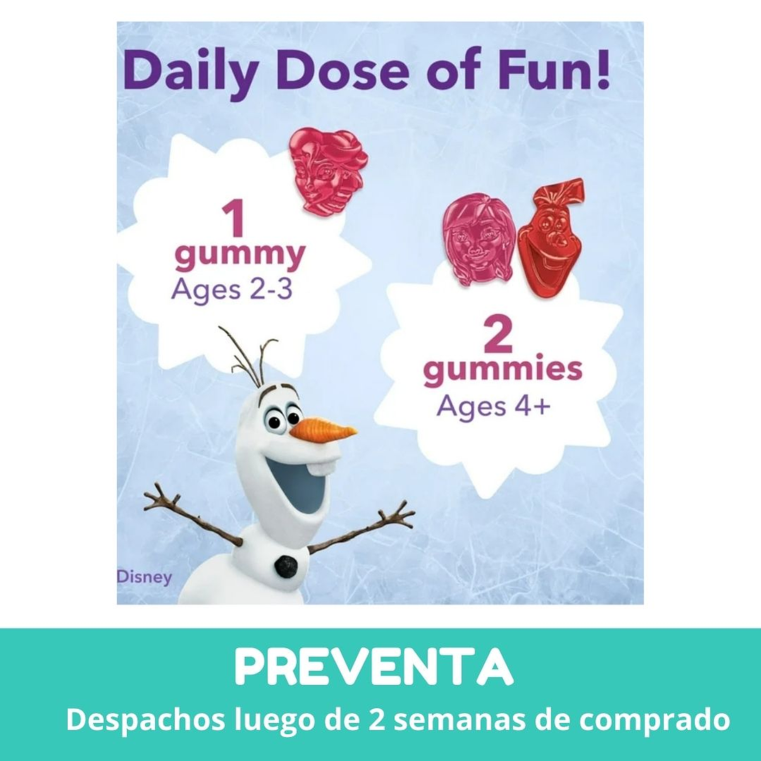 Lil Critters Multivitaminico Frozen 190 gomitas  2