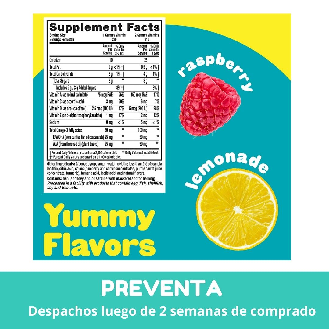 Lil Critters Omega 3 - 120 gomitas  2