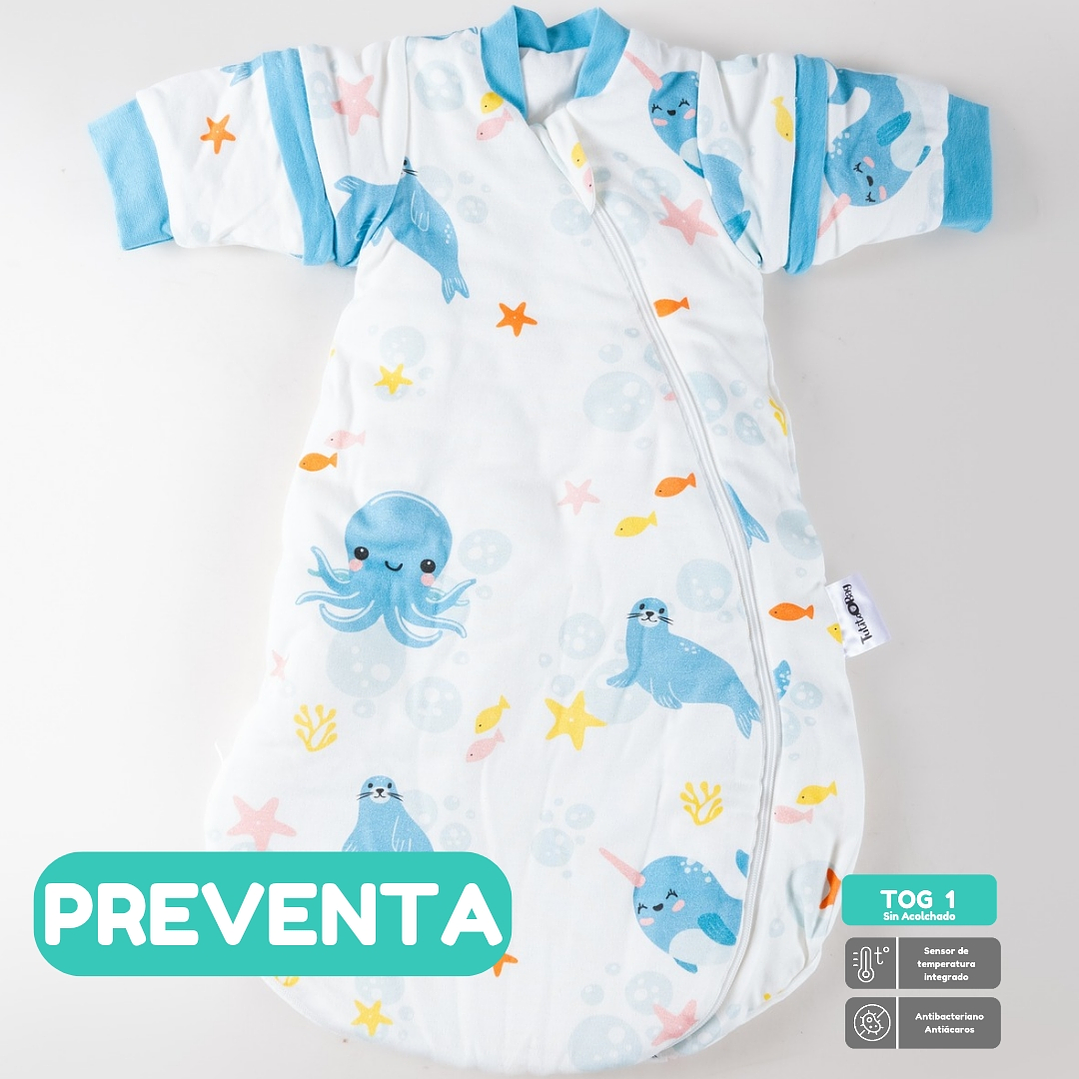 PREVENTA Saquito de dormir Tog 1  Sueños Marinos Redondeado 1