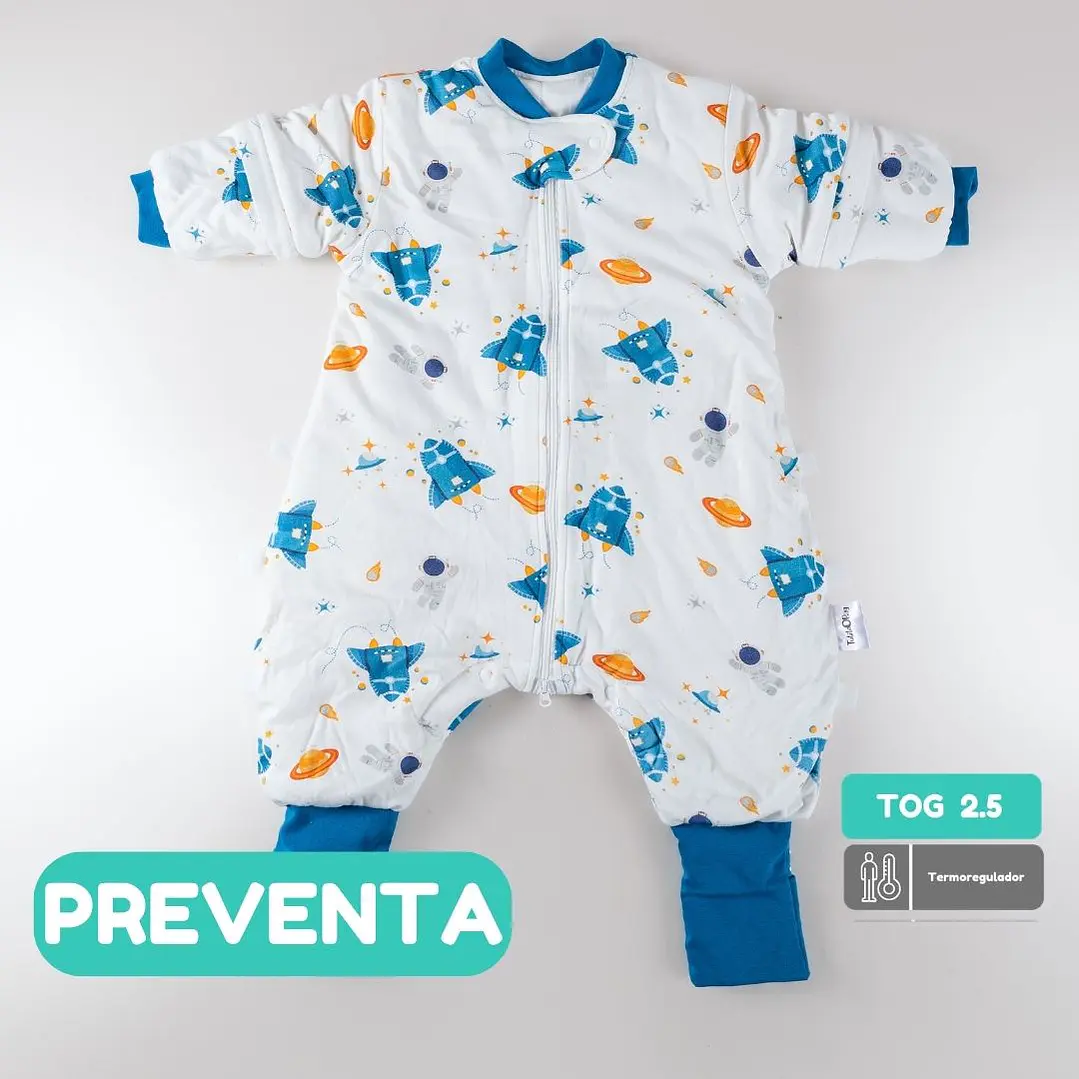 PREVENTA Saquito Enterito Termorregulador Tog 2.5 Diseño Aventura Cósmica  1