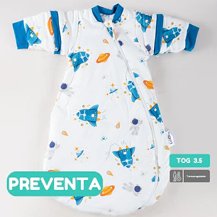 PREVENTA Saquito de dormir Termorregulador Tog 3.5 Aventura Cósmica Redondeado
