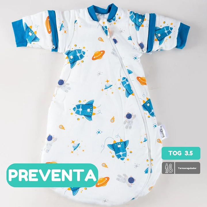 PREVENTA Saquito de dormir Termorregulador Tog 3.5 Aventura Cósmica Redondeado 1