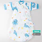 Saquito Recién Nacido con Swaddle removible Termorregulador Tog 2.5 Sueños Marinos - Miniatura 1