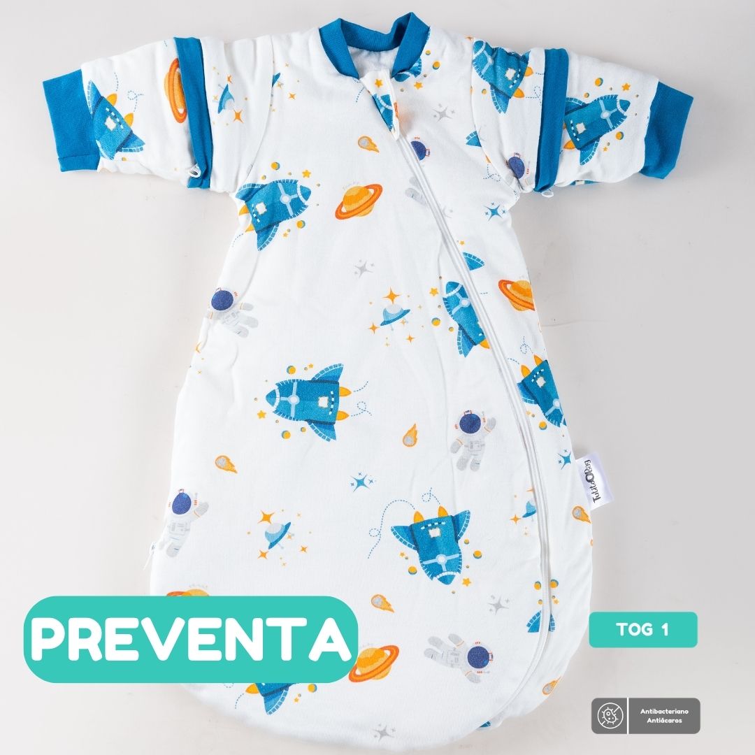 PREVENTA Saquito de dormir Tog 1 Aventura Cósmica Redondeado
