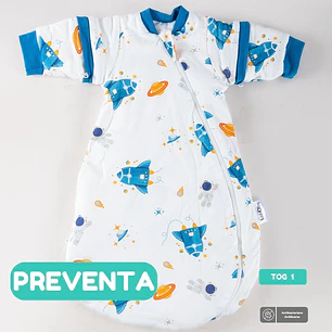 PREVENTA Saquito de dormir Tog 1 Aventura Cósmica Redondeado