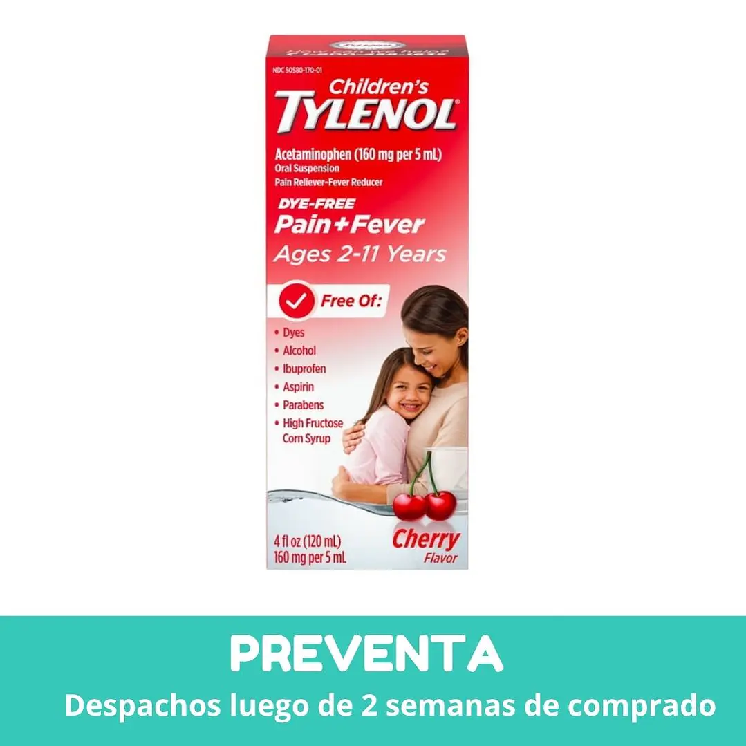 Tylenol Sabores Niños de 2 a 11 Años  2
