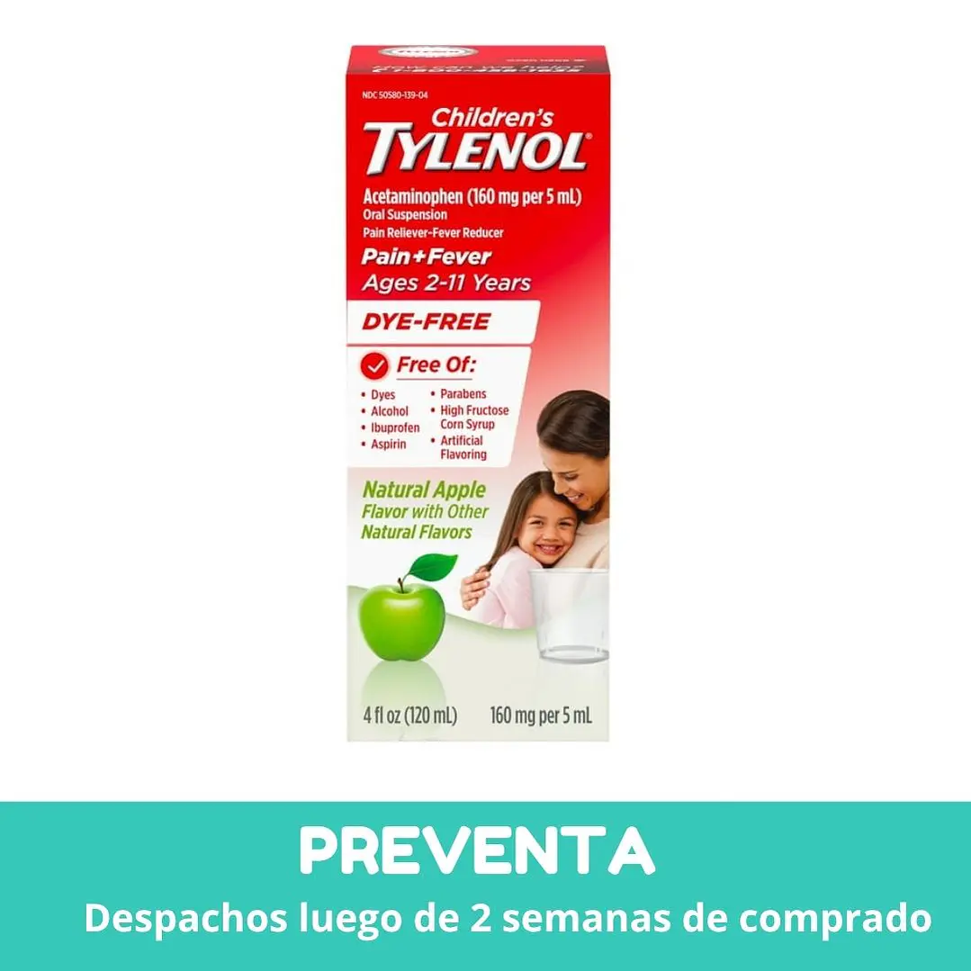 Tylenol Sabores Niños de 2 a 11 Años  3