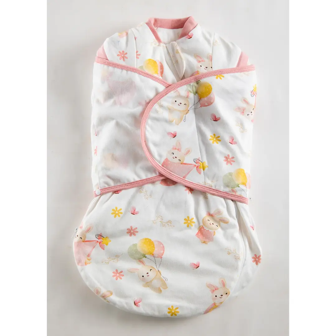 Saquito Recién Nacido con Swaddle removible Termorregulador Tog 2.5 Conejitos en el jardín 3