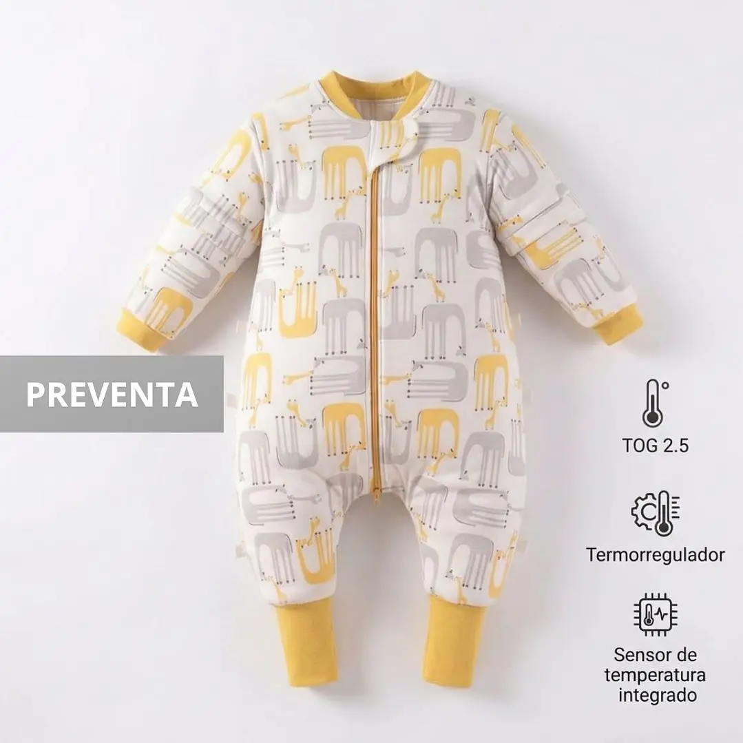 PREVENTA Saquito de dormir Termorregulador Tog 2.5 Jirafitas Enterito 1