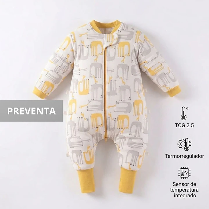 PREVENTA Saquito de dormir Termorregulador Tog 2.5 Jirafitas Enterito 1