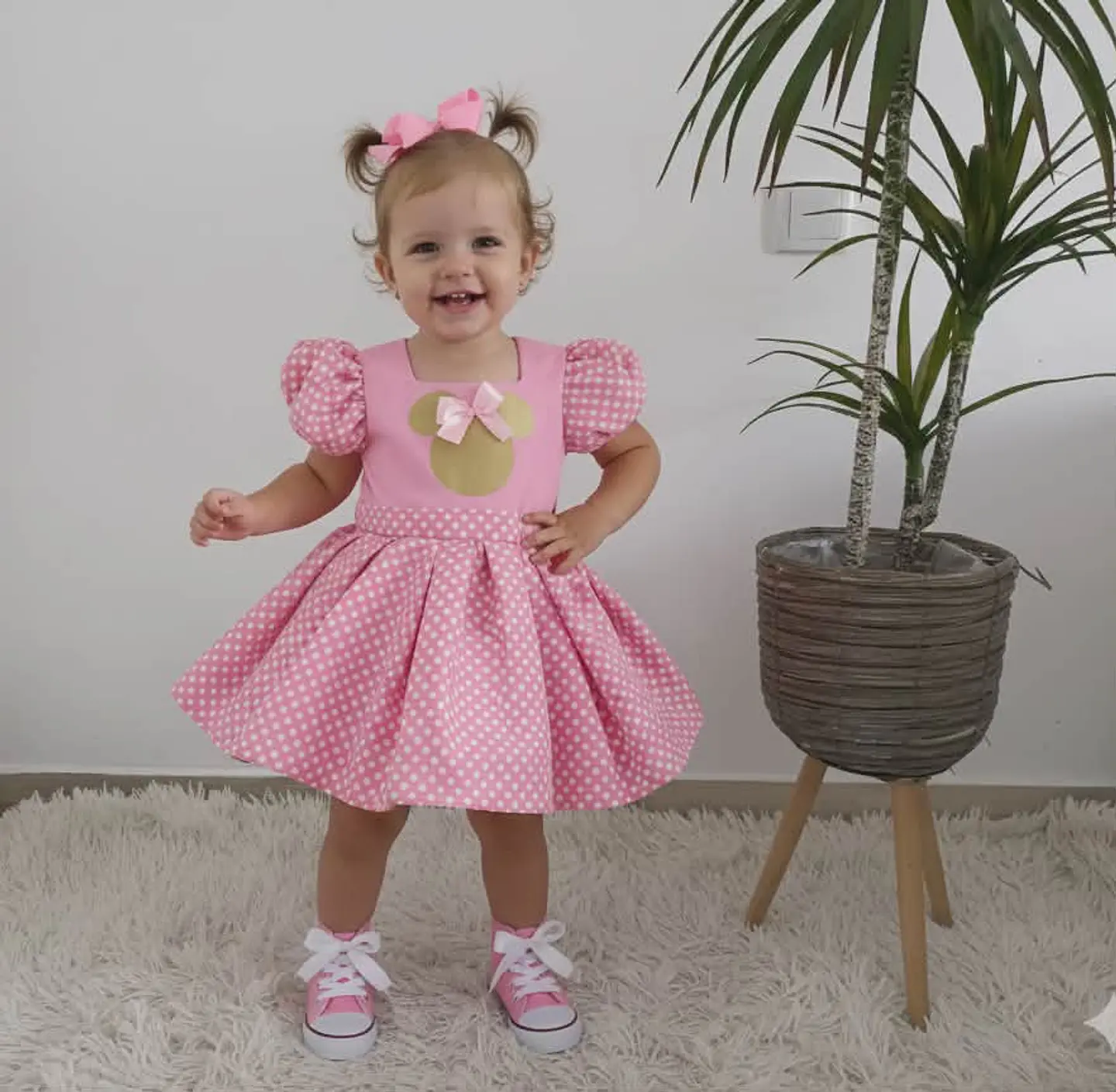 Vestido Minnie Rosa 2