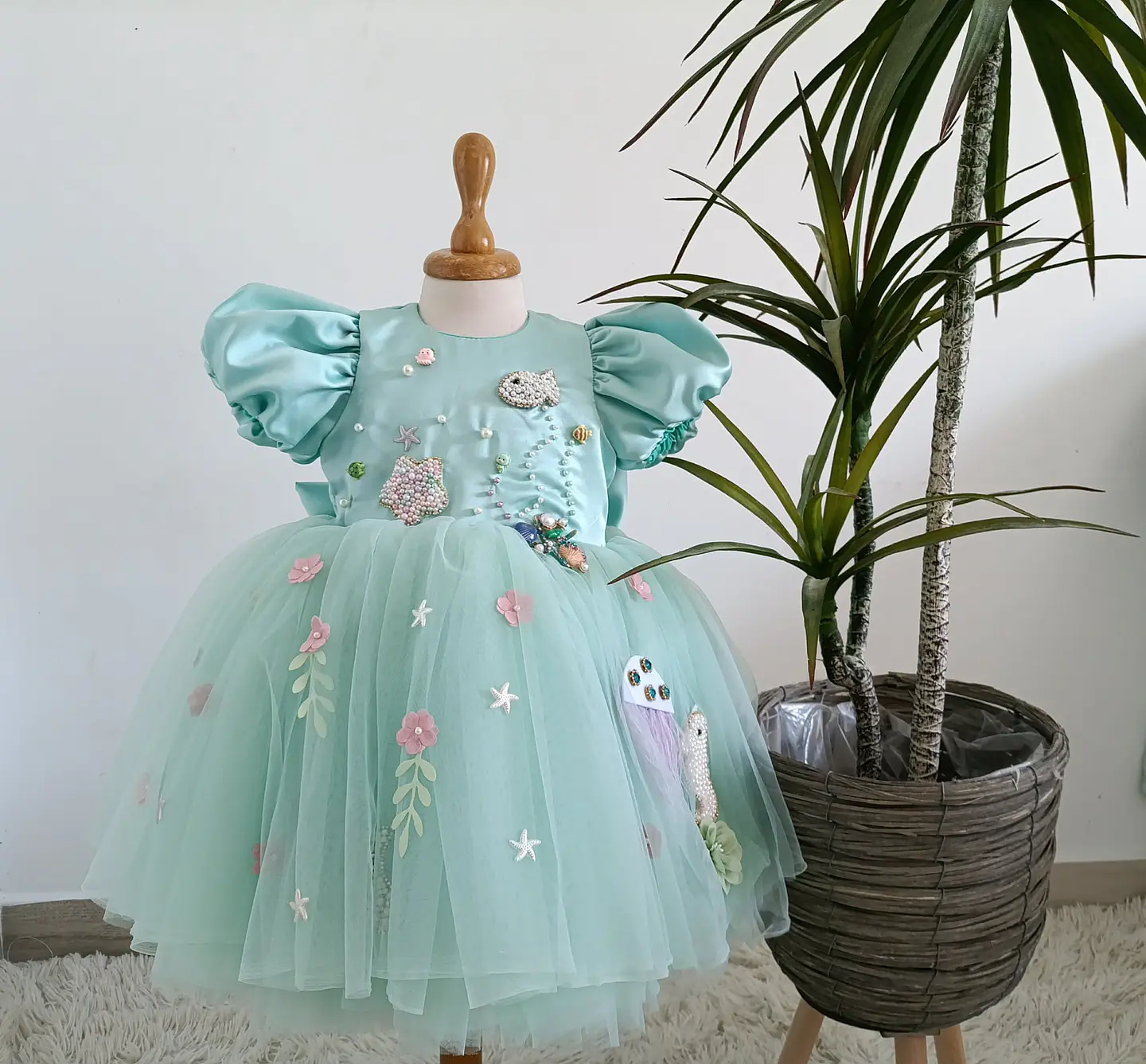 Vestido Fundo do mar/sereia 2