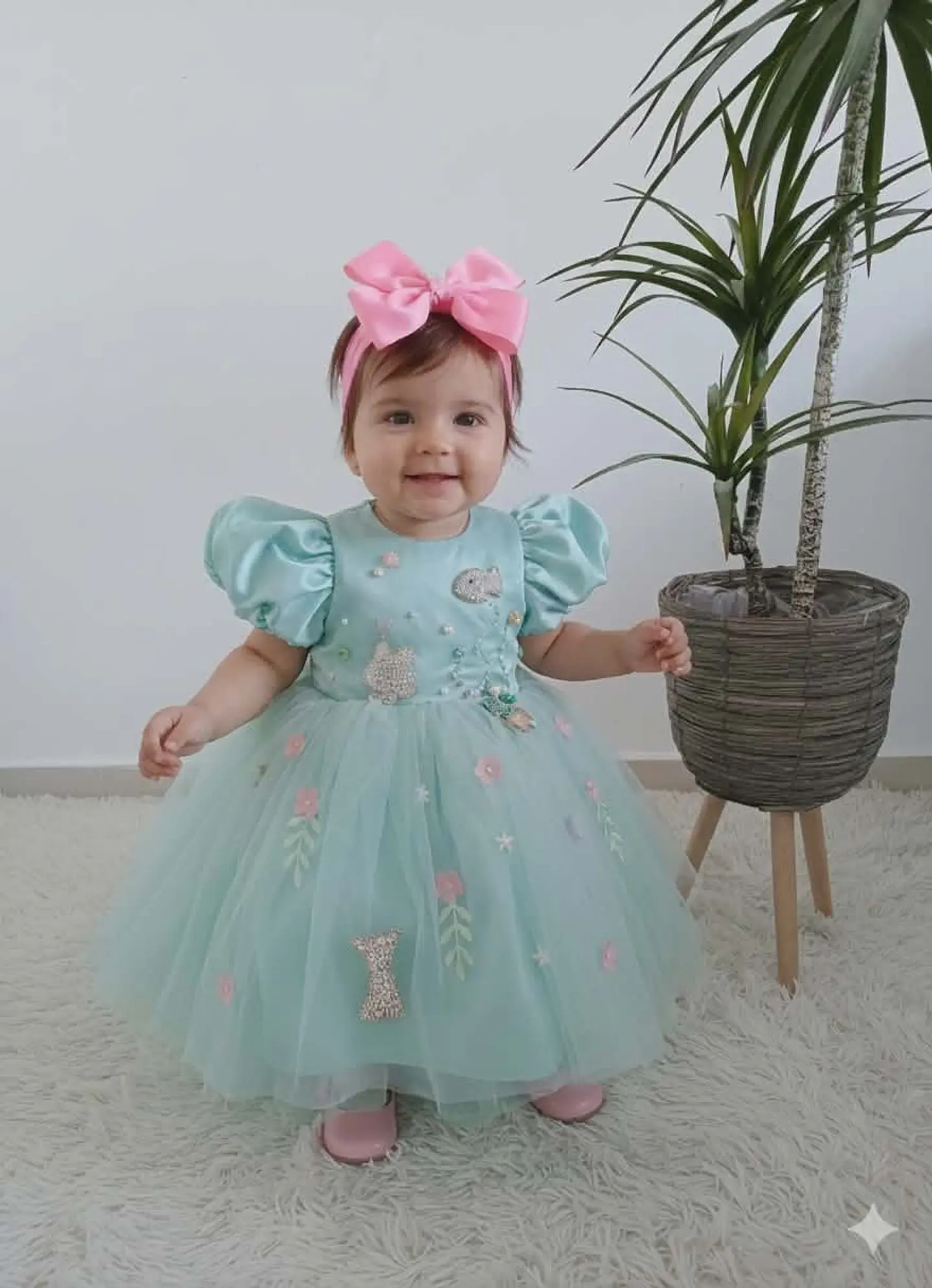 Vestido Fundo do mar/sereia 4