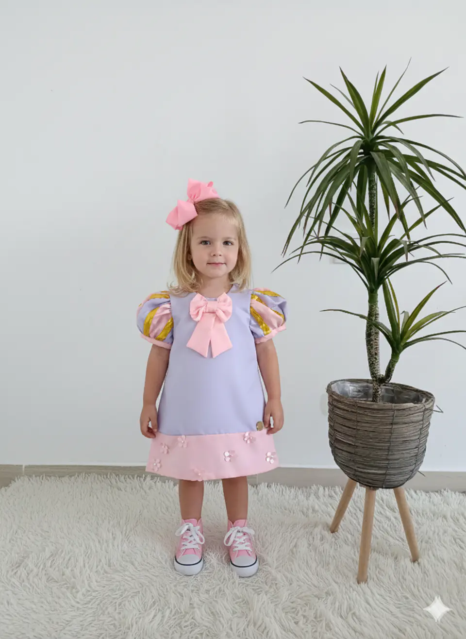 Vestido Trapézio Rapunzel  3