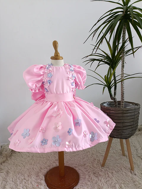 Romper + Saia Jardim encantado - borboletas