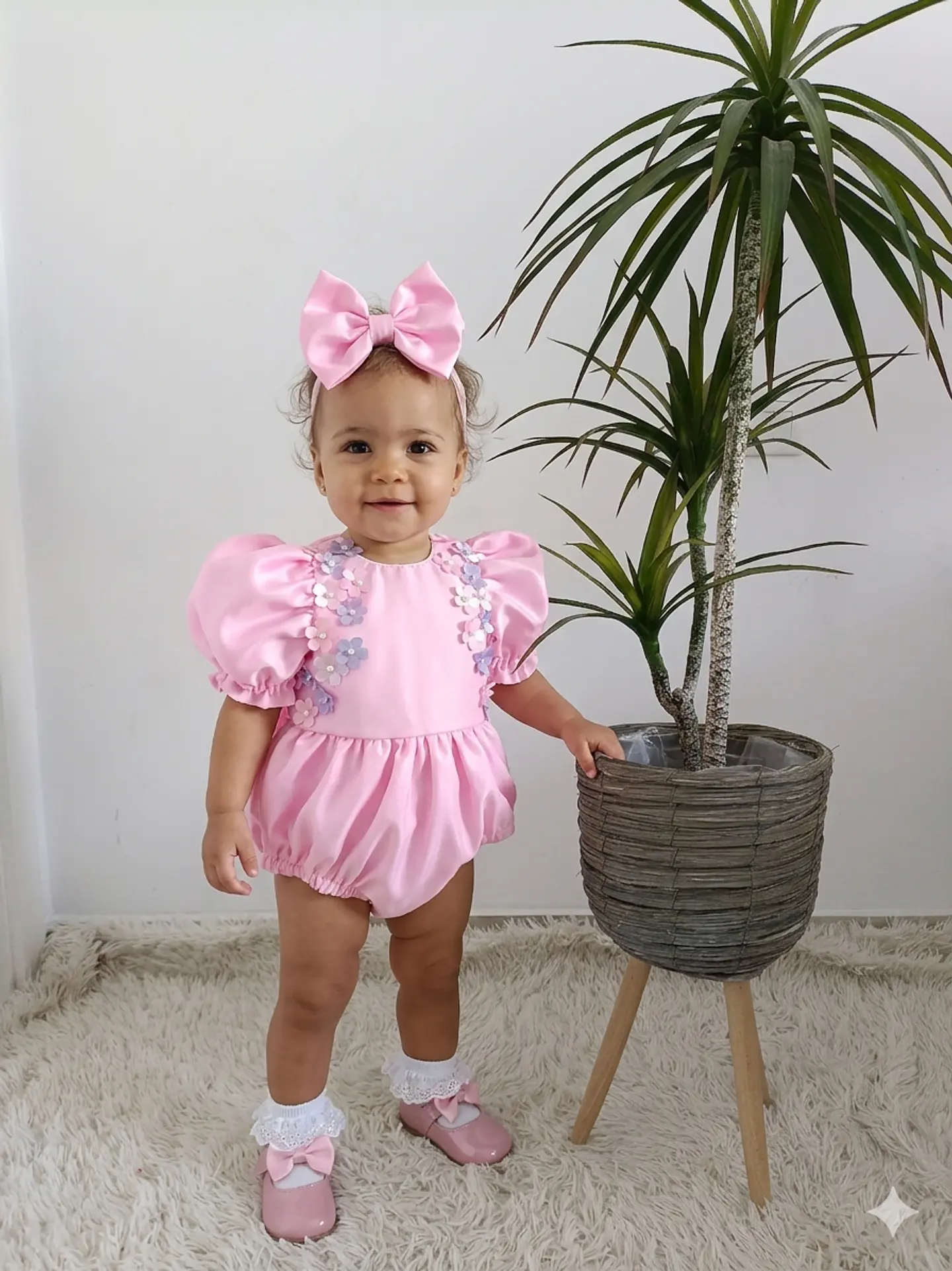 Romper + Saia Jardim encantado - borboletas 5